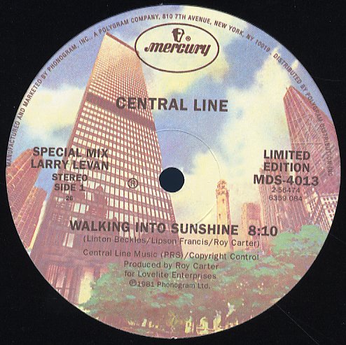Central Line - Walking Into Sunshine